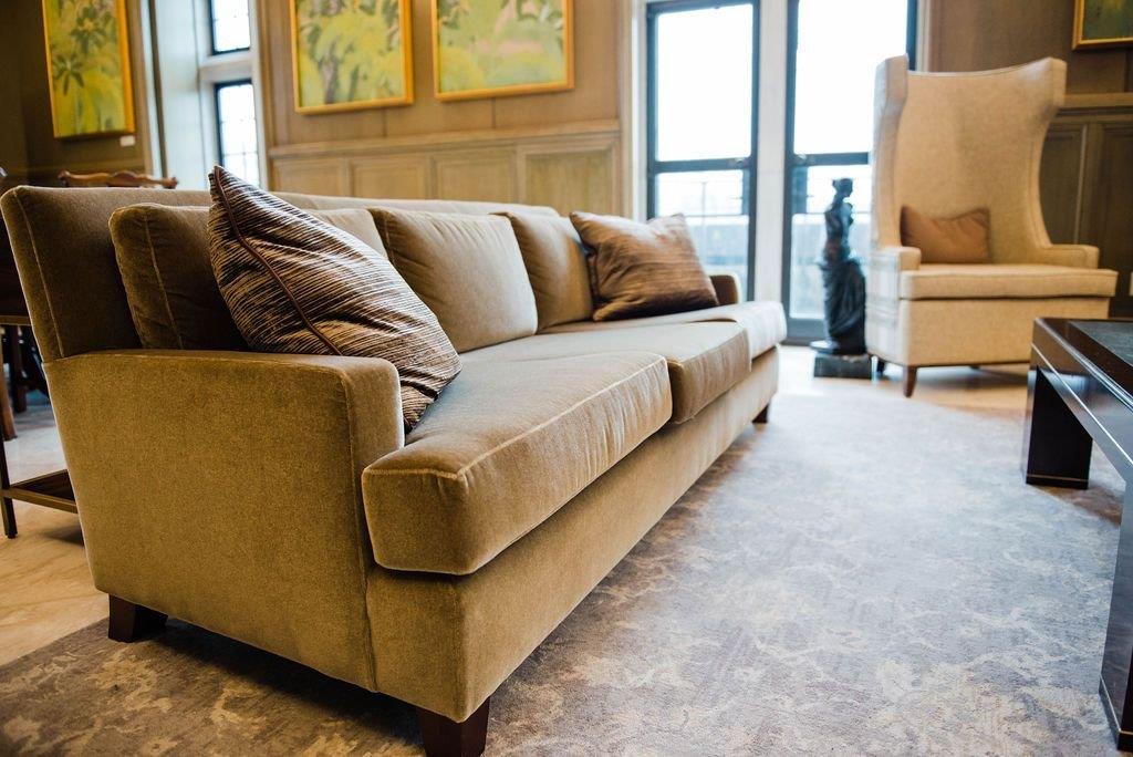 Hotel room renovation interior views.